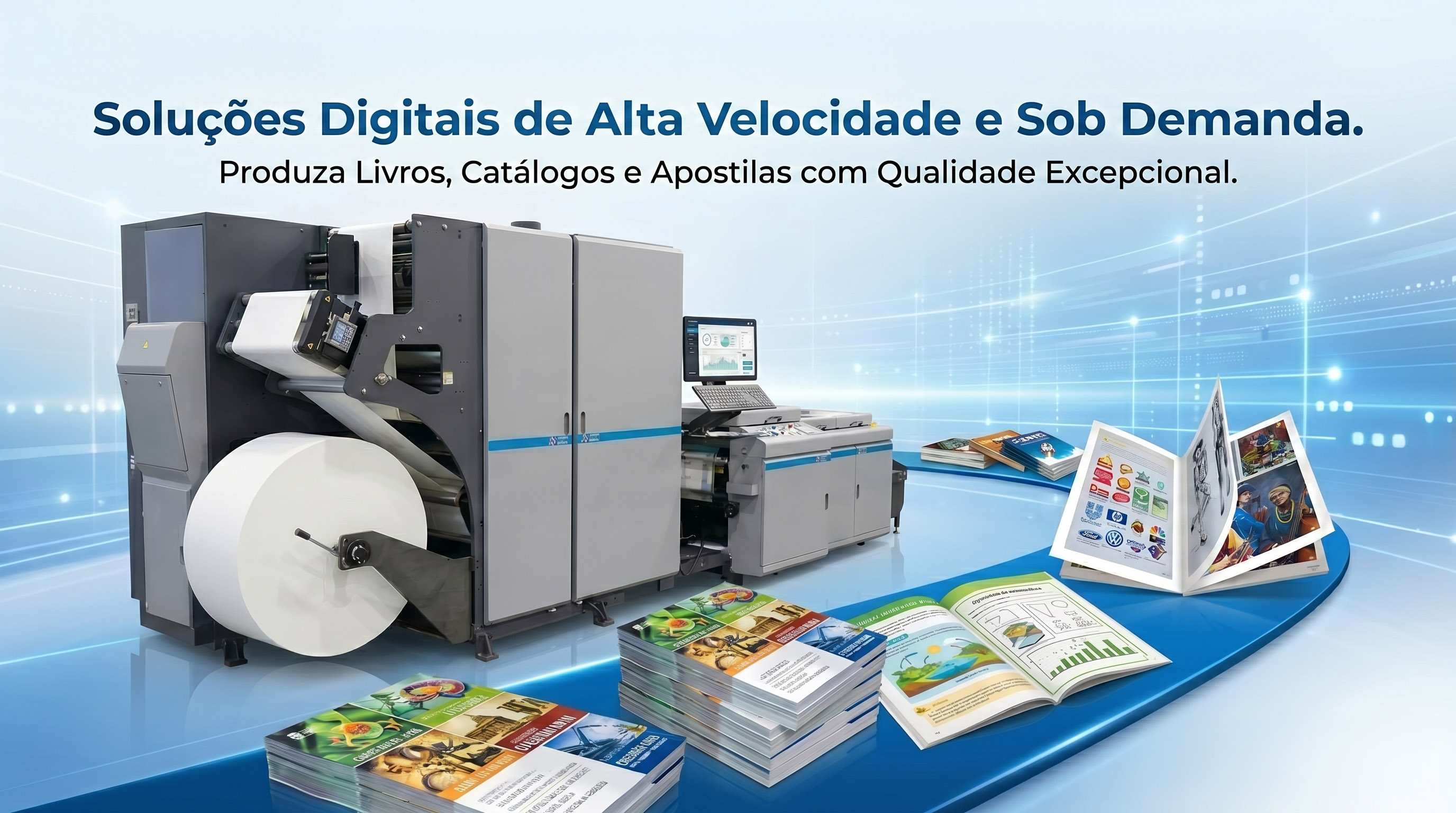 Impressora Digital Inkjet Editorial Roll to Sheet