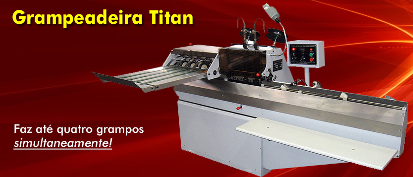 Apolo - Mquinas Grficas - Grampeadeira Titan DS 450