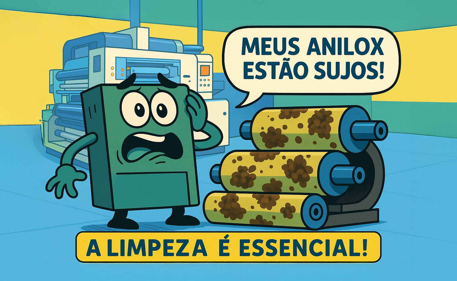 Quem não limpa, imprime mal