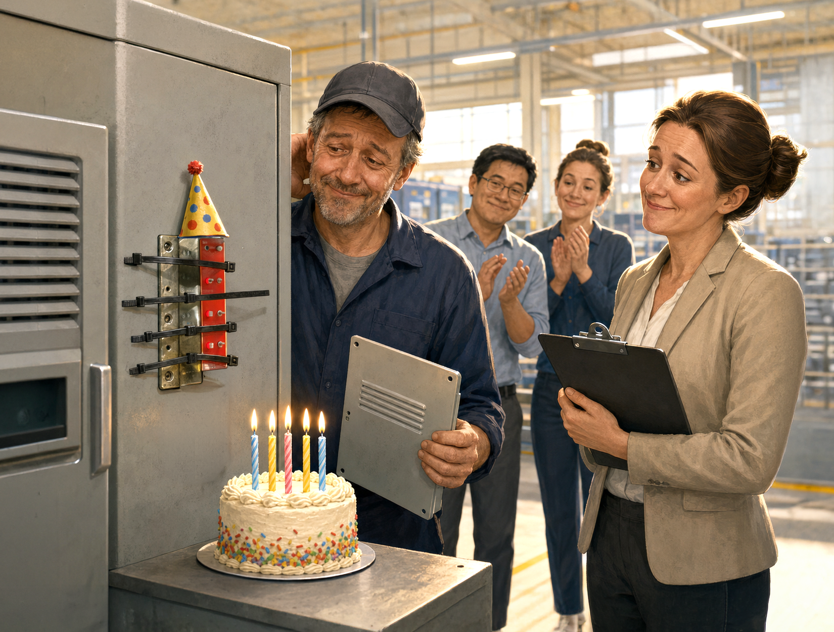 A solução provisória comemorou cinco anos de empresa A solução provisória comemorou cinco anos de empresa