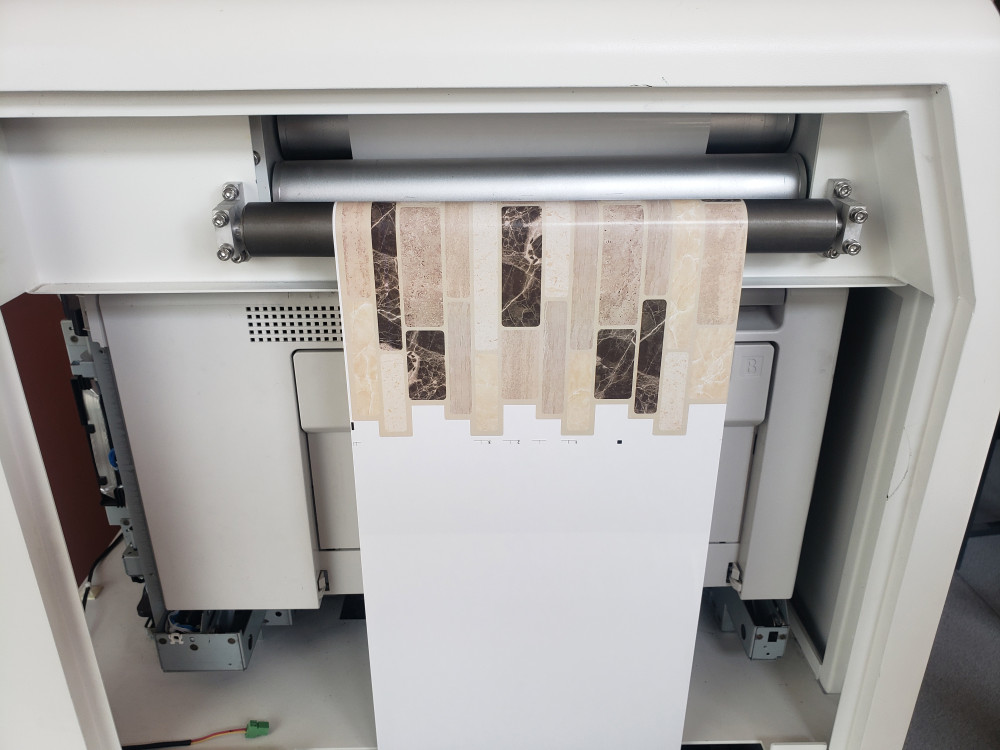 VersaPress XL - Impressão Simulando Marmore