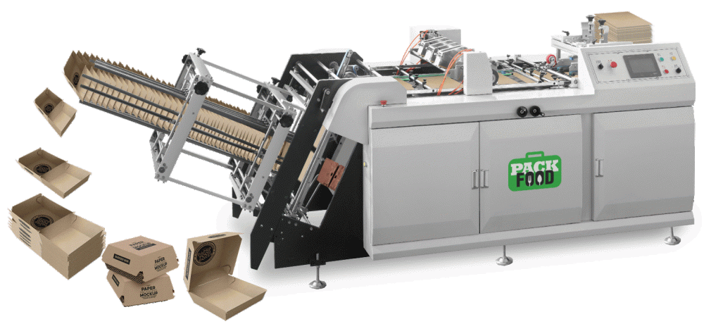 Apolo - PackFood - Máquinas de Embalagens para Fast Food - Copos, caixas, tampas, pratos... de papel